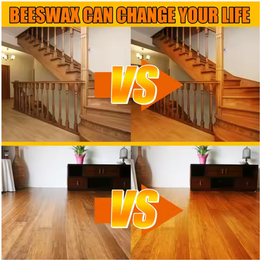 BeeWax KBRONA: Cera de Abejas 100% Natural para Limpiar y Pulir