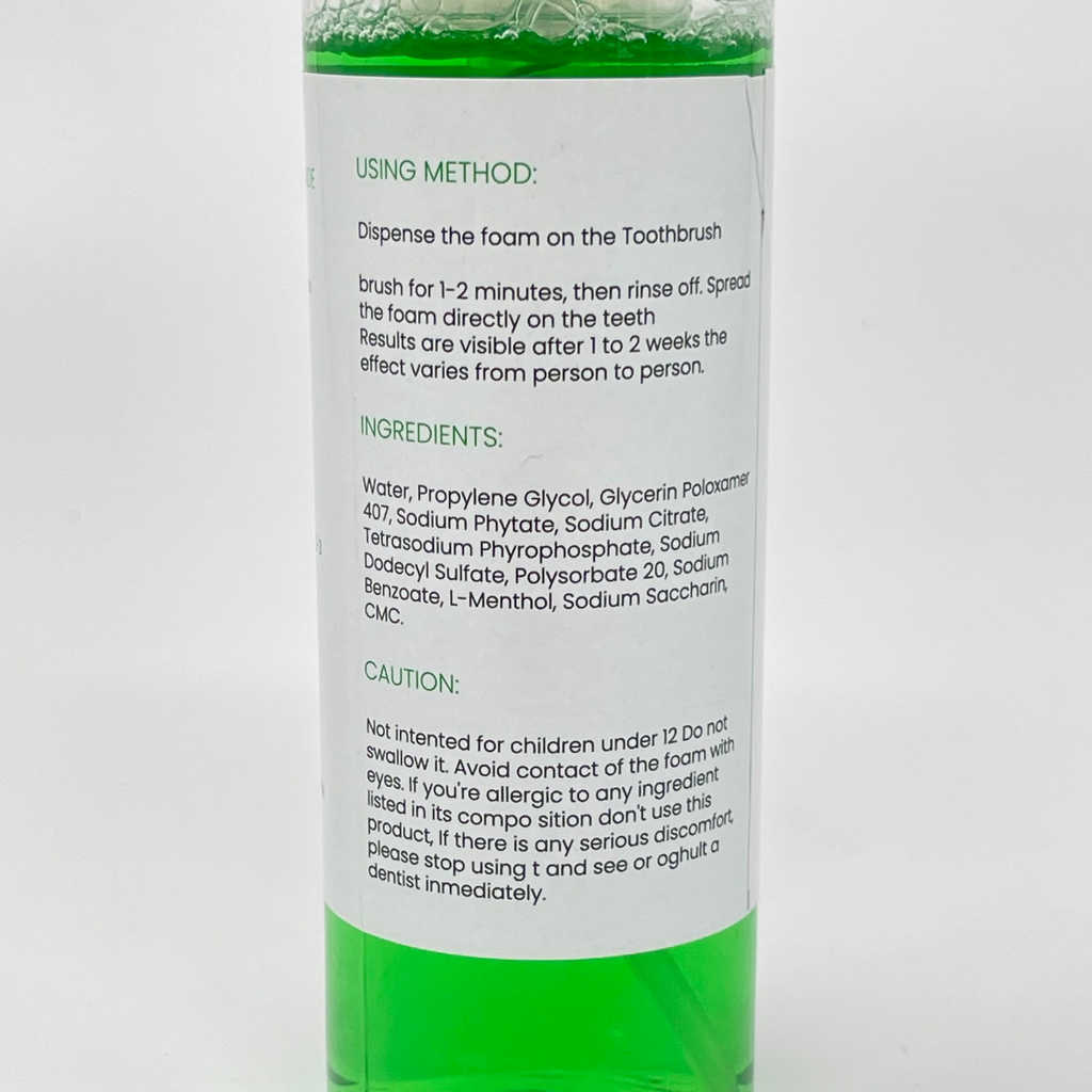 Espuma De Boca Y Blanqueador Dientes